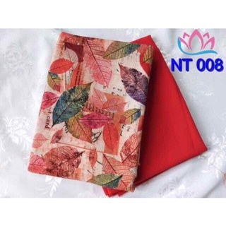 vải áo dài chiếc lá