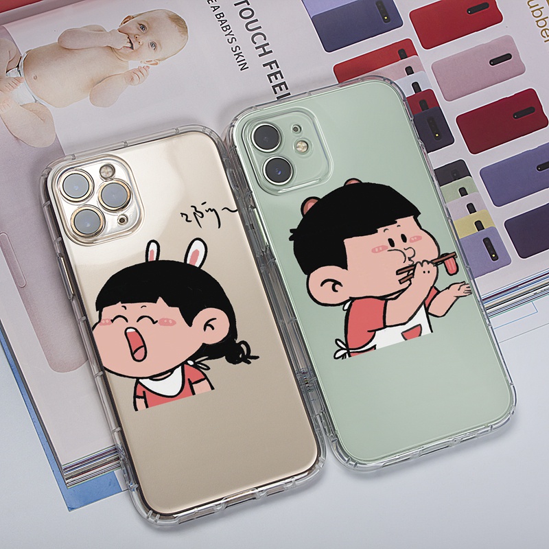 Ốp lưng iphone Ốp điện thoại Suntaiho trong suốt in hình hoạt hình thích hợp cho IPhone 13 12 11 Pro Max X XsMax XR 8 7