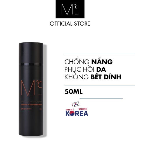 Mỹ phẩm nam Kem chống nắng MdoC Sunshine UV Solution Essence SPF50+ 50ml Hàn Quốc