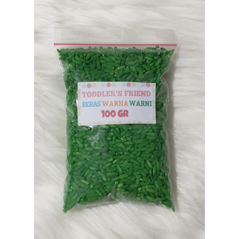 Gạo Đồ Chơi Nhiều Màu Sắc 100 Gr / Sensory Play / Rainbow Rice