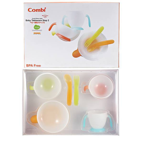 Combi-Bộ đồ ăn bước 2 81005