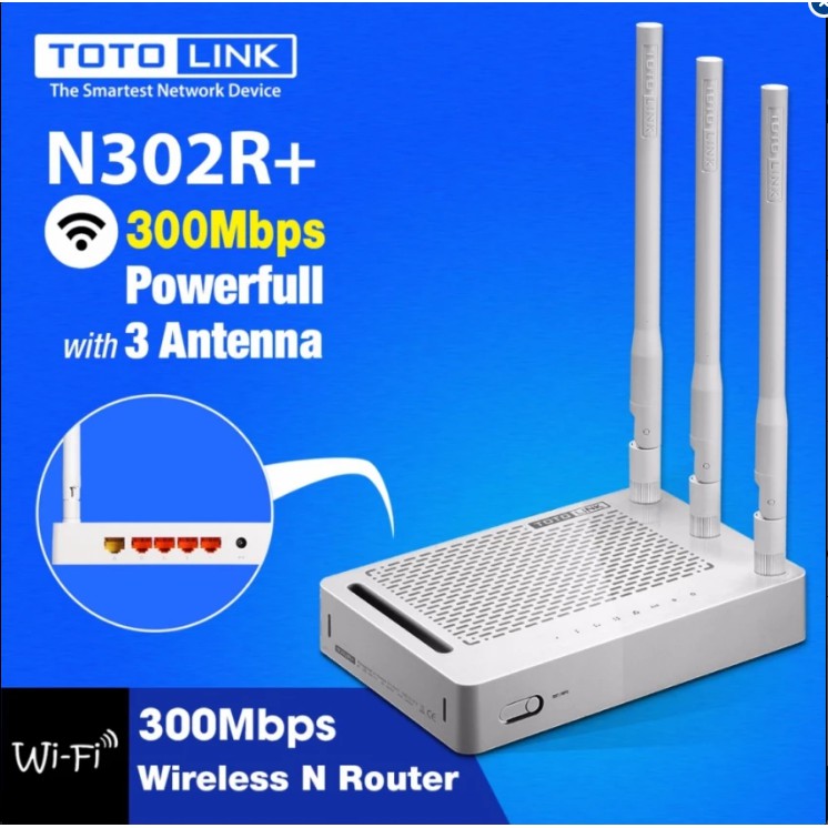 Bộ phát wifi Totolink N302R+ Hãng phân phối chính thức