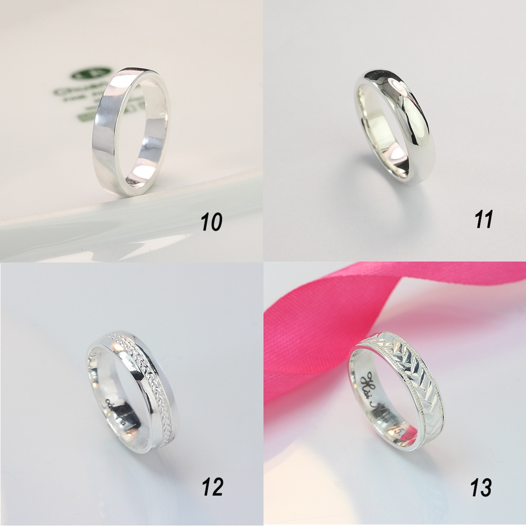 Nhẫn nam bạc 925 giá rẻ khắc tên cá tính NNA0000 Trang Sức TNJ