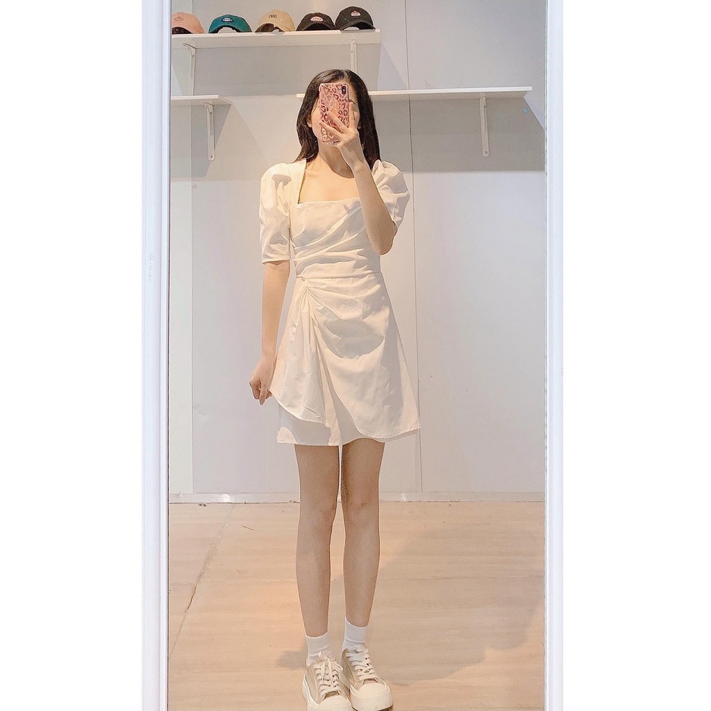 🌈 Đầm trắng xẻ vạt  (Có sẵn/ảnh thật) | BigBuy360 - bigbuy360.vn