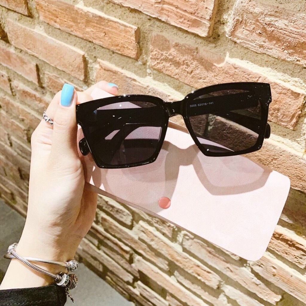 Kính mát - Kính râm unisex gọng vuông sang chảnh xịn sò BST hè 2021