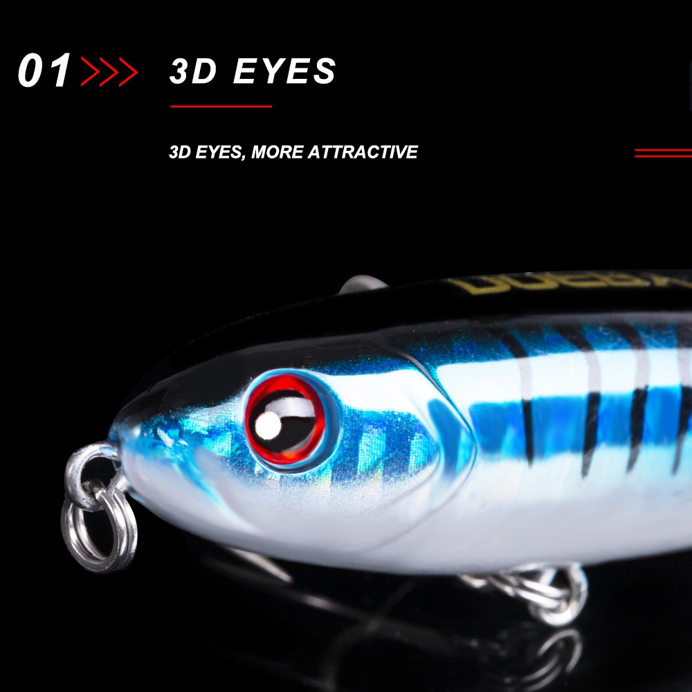 Mồi giả thu hút câu cá 75mm 28g NBL9165