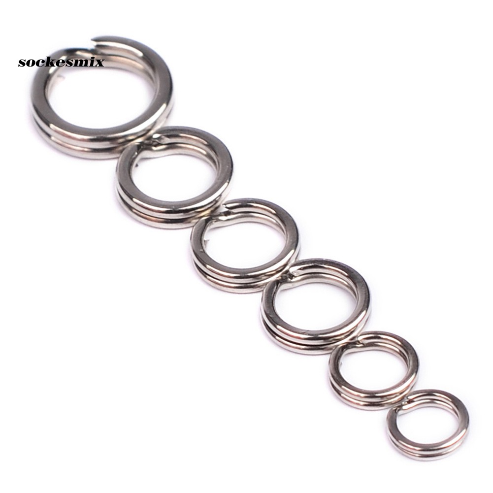 Set 100 Khuyên Thép Không Gỉ Dùng Trong Câu Cá Chuyên Dụng