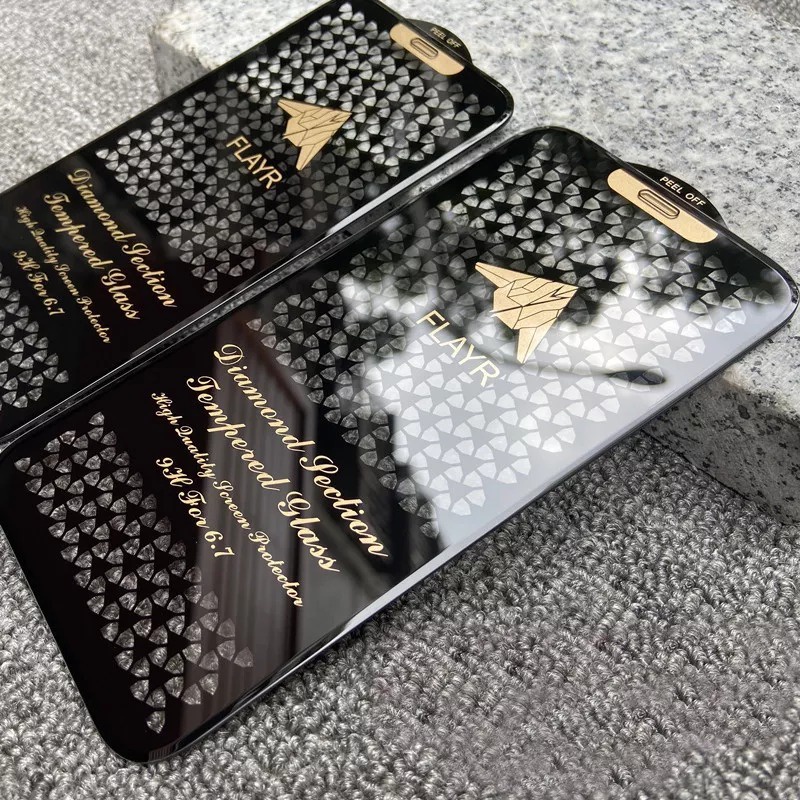 Cường lực phủ nano full màn ip 12 13 Pro 11 Pro Max X XR XS Max siêu bóng vuốt siêu mượt trong suốt kingkong baiko