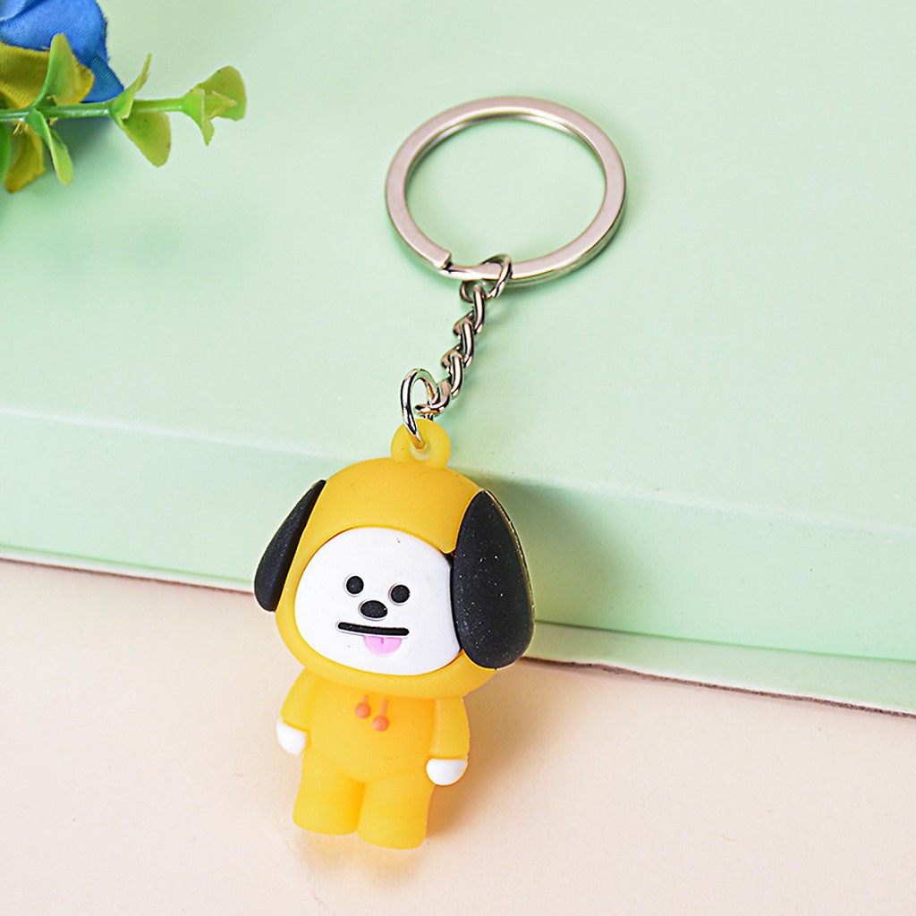 Móc Khóa Hình Nhân Vật BT21 Ban Nhạc BTS Dễ Thương Mẫu Ngẫu Nhiên