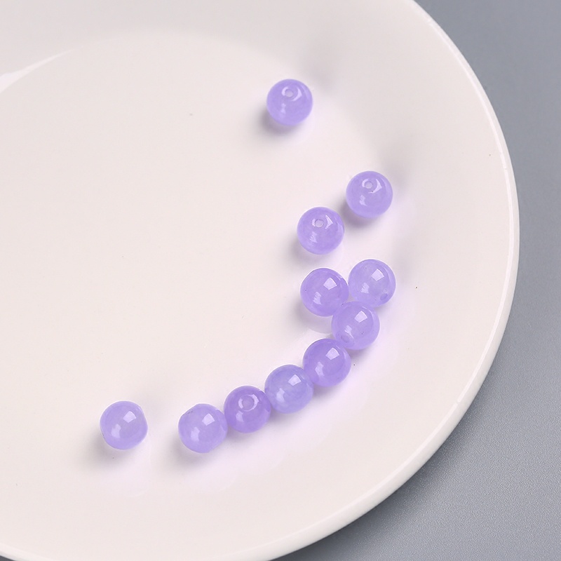 Chuỗi Hạt Đá Thạch Anh Tím Tự Nhiên Dùng Làm Trang Sức Thủ Công