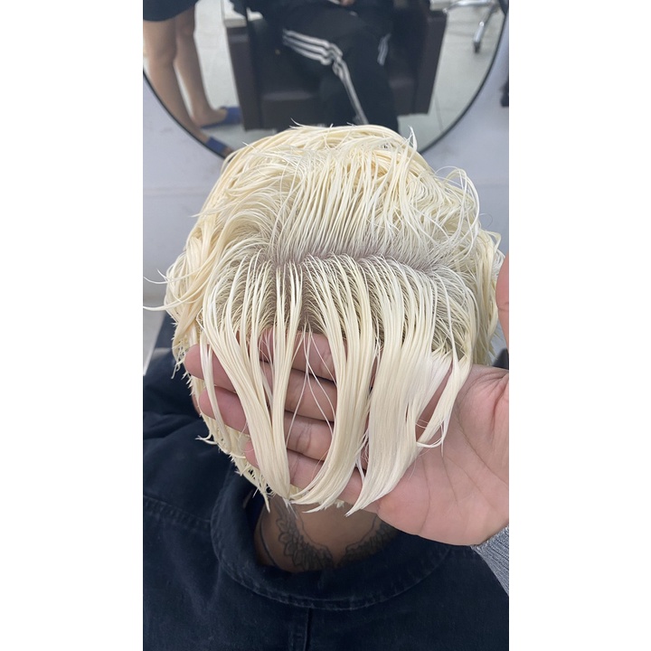 Combo Thuốc tẩy tóc, Bột tẩy tóc ProMax và Dầu gội tím ProMax siêu khử vàng - Shop Hair