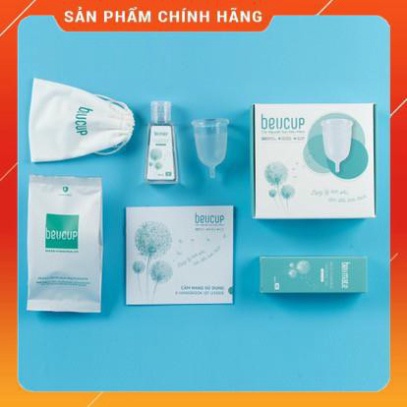 ] Cốc Nguyệt San BeUcup Silicol Y Tế Wacker Đức Siêu Mềm Đạt Chuẩn FDA Hoa Kỳ