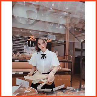 Set sơmi bèo cvay dập sang trọng 💖