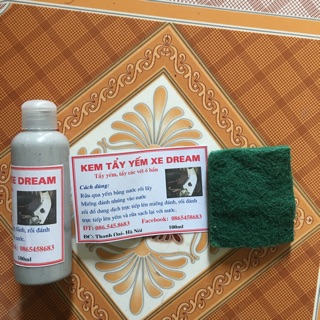 Tẩy yếm xe dream