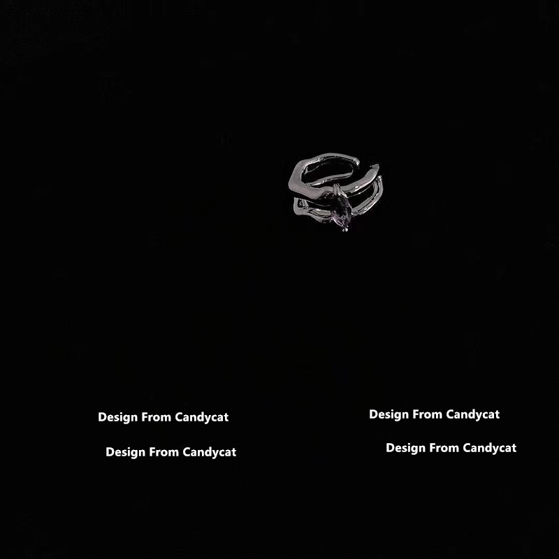 Khuyên Kẹp Tai Dạng Kẹp Không Xỏ Lỗ Phong Cách Thời Trang Hàn Quốc Độc Đáo