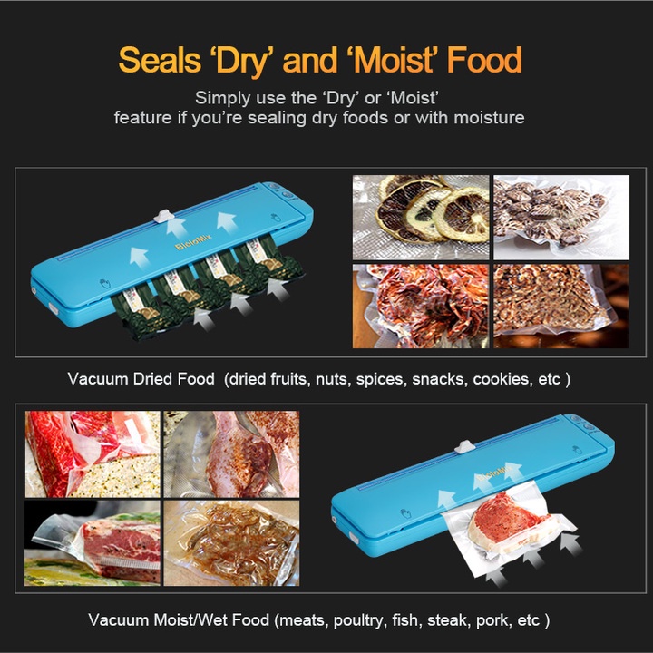 Máy hút chân không - food vacuum sealer Biolomix W100