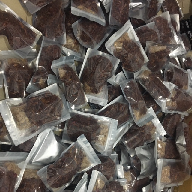 Combo 20kg heo khô cháy tỏi( đóng sẵn túi zip 500g)