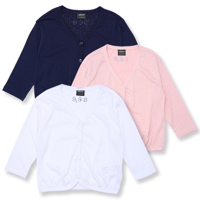 (sz S màu hồng)Áo khoác cadigan mỏng hãng Alfonso xuất Hàn made in VN