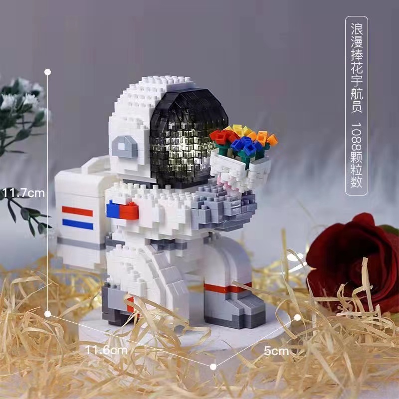 ❤️  100% ️ ️Hàng SN SÀNG❤️Khối Đồ Chơi Lắp Ráp Hình Đàn Ghita / Phi Hành Gia / Chú Người 3D Sáng Tạo đồ chơi trẻ em quà đồ chơi cho bé trai