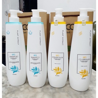 Cặp dầu gội xả phục hồi tóc hư tổn siêu mềm mượt tóc leo prosee 800ml