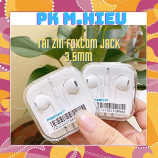Tai Nghe nhét tai Zin foxcom có Mic cho iphone 5/5s/6/6plus/6s/6splus/7/7plus/8/8plus/x/xs/11/12/pro/max/plus/promax