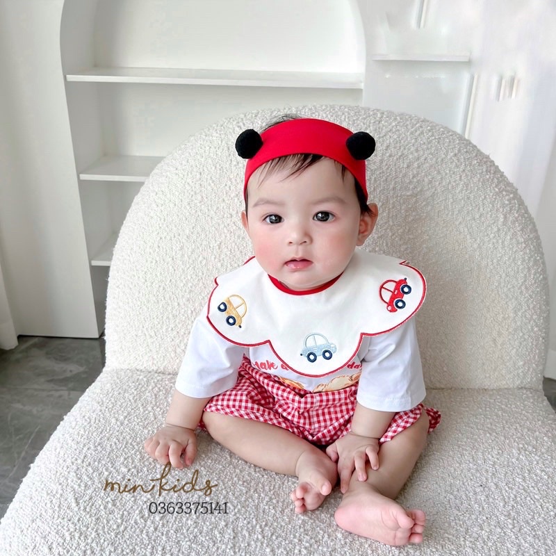 Băng đô, turban cục bông dễ thương cho bé