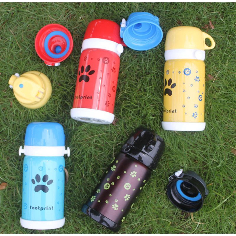 Bình giữ nhiệt cho bé hình bàn chân chó 600ml,,,