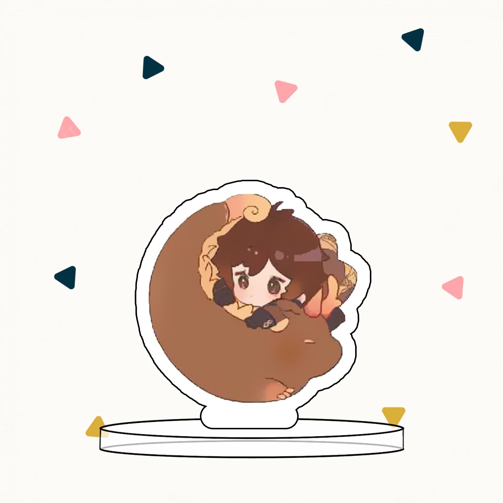 ( TÍ NỊ ) Mô hình game GENSHIN IMPACT standee mini mica trưng bày in hình anime chibi
