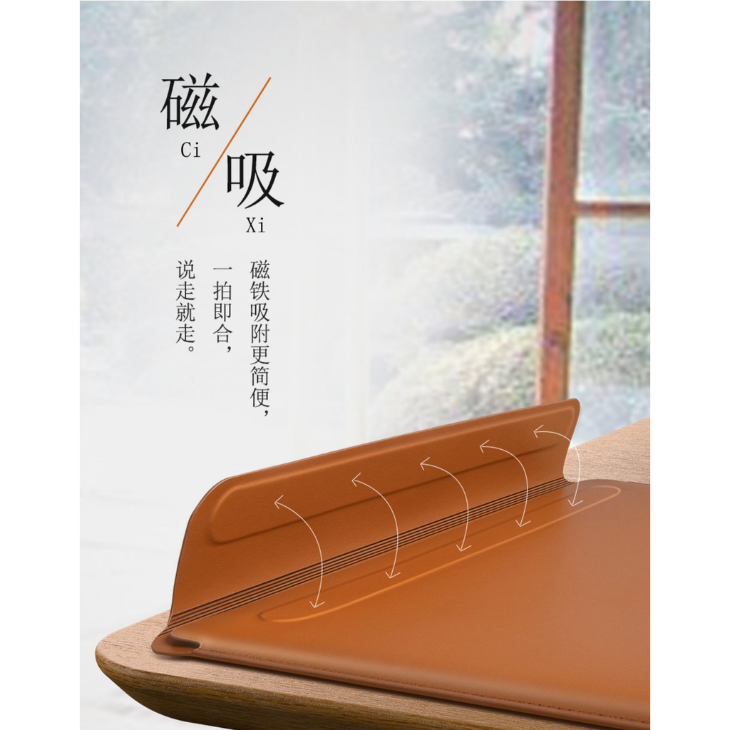 (6MÀU)Túi da Wiwu Skin Pro II Macbook/Surface/ Surface 13inch, 14inch, 15inch, 16inch-Chống nước, chống xước