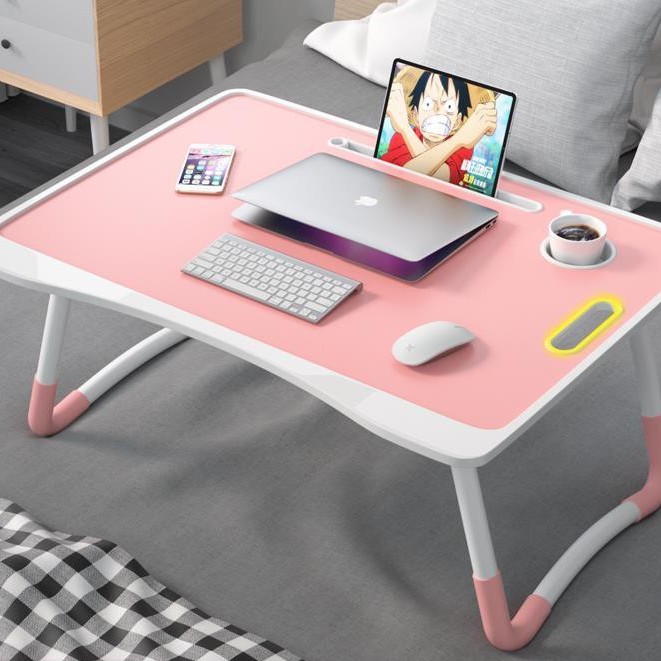 【Bàn giường Bàn máy tính Bàn phòng ngủ Bàn nhỏ có thể gập lại】Bàn nhỏ trên giường có thể gấp gọn bàn laptop học sinh bàn
