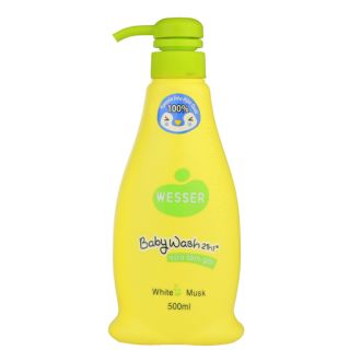 Sữa tắm gội wesser 2in1 hương cỏ xạ hương - xanh lá
