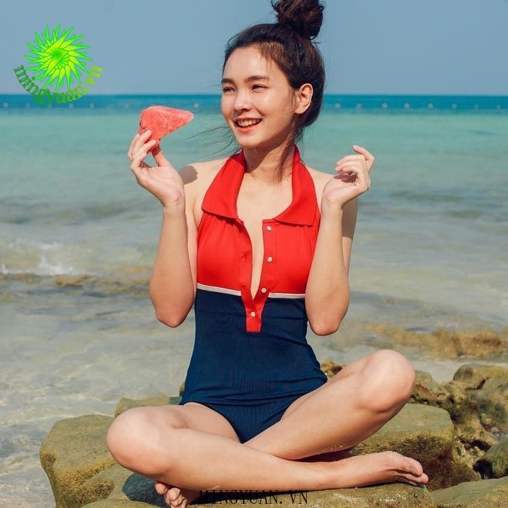 2020 one piece backless red retro fashion woman sports swimsuit | BigBuy360 - bigbuy360.vn