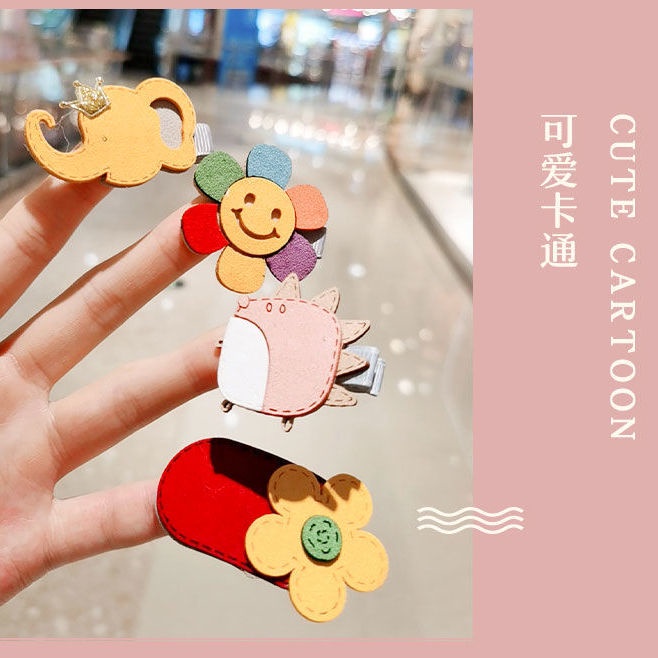Kẹp tóc hình khủng long dễ thương cho bé gái 2021