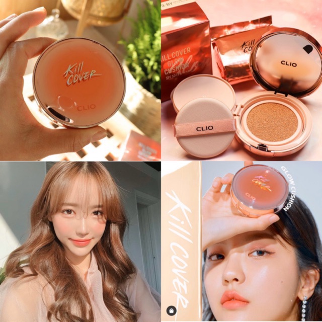 PHẤN NƯỚC CĂNG BÓNG CLIO KILL COVER GLOW CUSHION KÈM LÕI REFILL