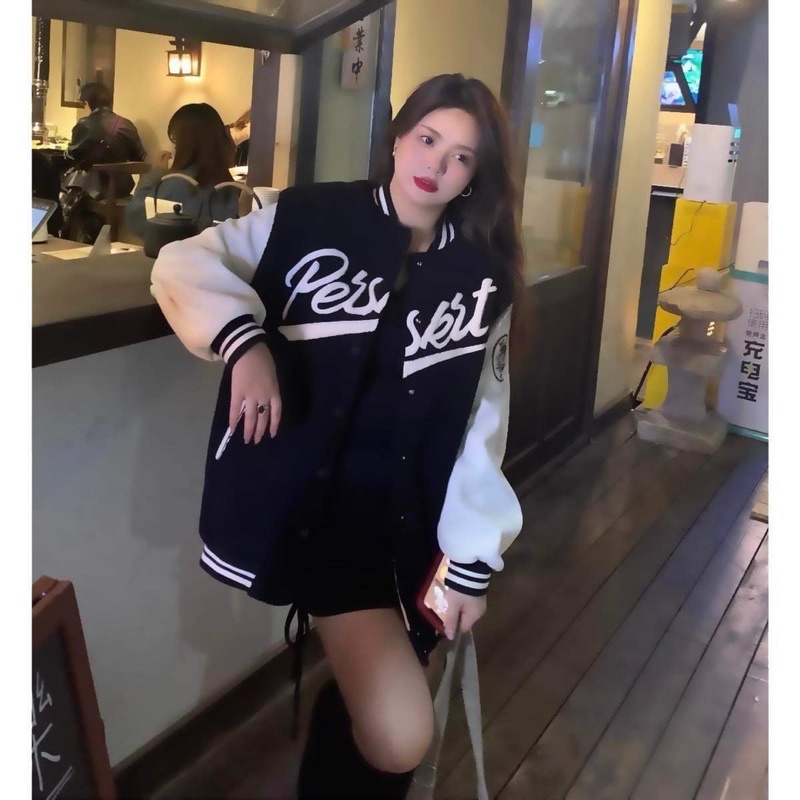 Áo bomber nỉ Per H2A