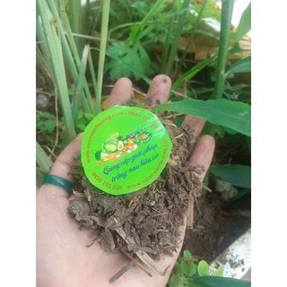 1kg giá thể phân rơm hoai mục dùng làm ươm cây, phủ bề mặt tạo ẩm, cung cấp mùn cho đất