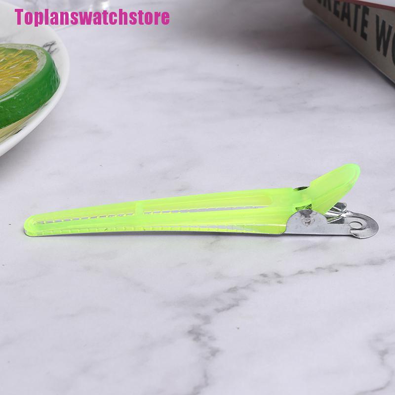 Set 10 Kẹp Tóc Nhựa Chuyên Dụng Cho Salon Làm Tóc