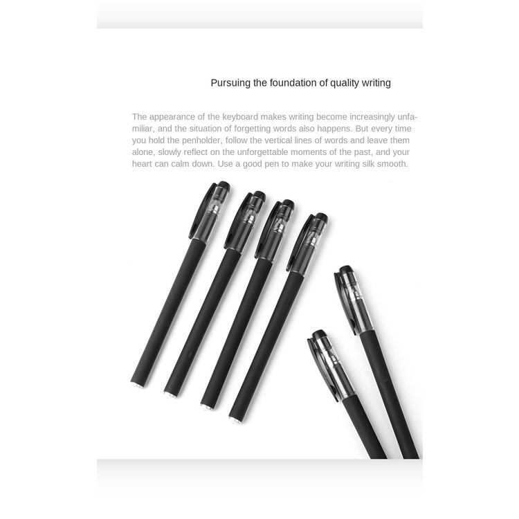1 Bút Mực Nước Mực Đen Ngòi 0.5mm
