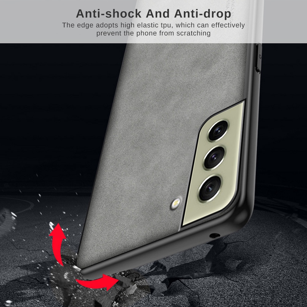 Ốp Điện Thoại Da Viền Silicon Sang Trọng Cho Samsung Galaxy S21 S30 Ultra Plus S21Ultra S21+ S30+ S21FE S20FE 4G 5G