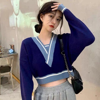 [có ảnh thật][áo croptop dài tay len mỏng thu đông màu cực xinh]