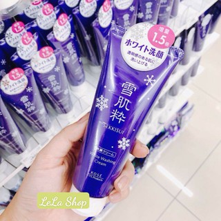 Sữa rửa mặt Kose Sekkisui White Washing Cream 120ml