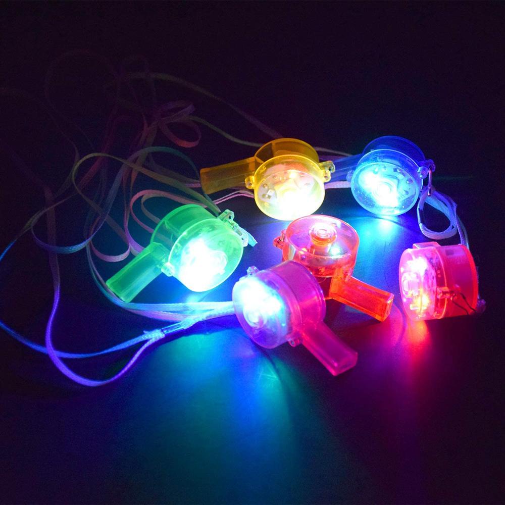 Còi Đồ Chơi Có Đèn LED Và Dây Đeo Cho Bé
