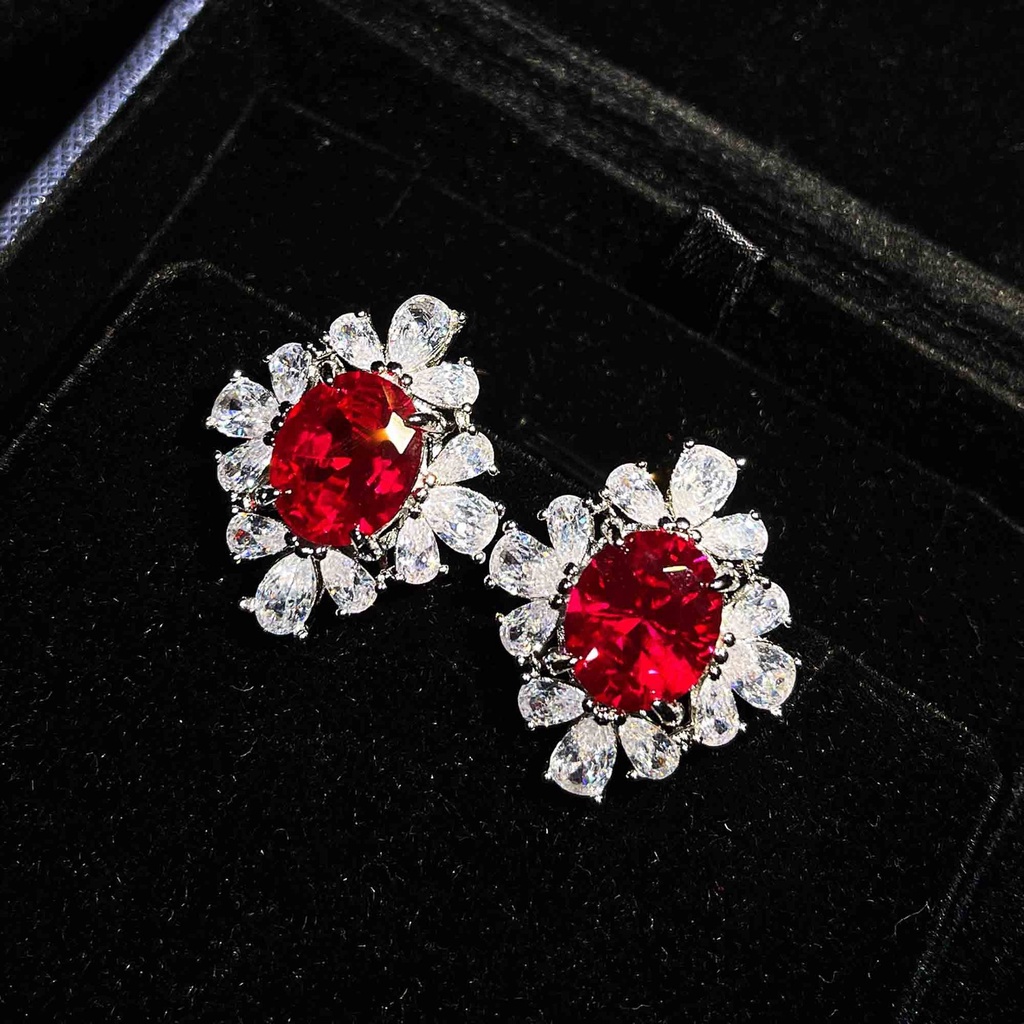 Set Vòng cổ + bông tai + nhẫn đính đá toàn diện