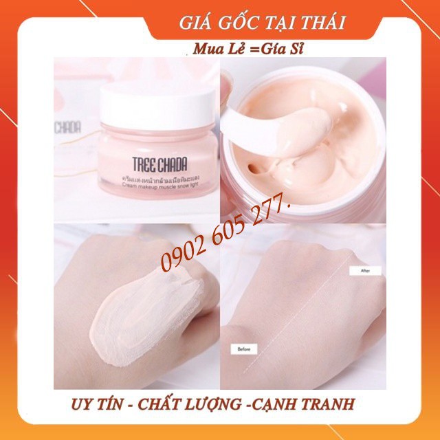 [Hiệu Qủa 100%] Kem thần thánh makeup treechada Thái Lan