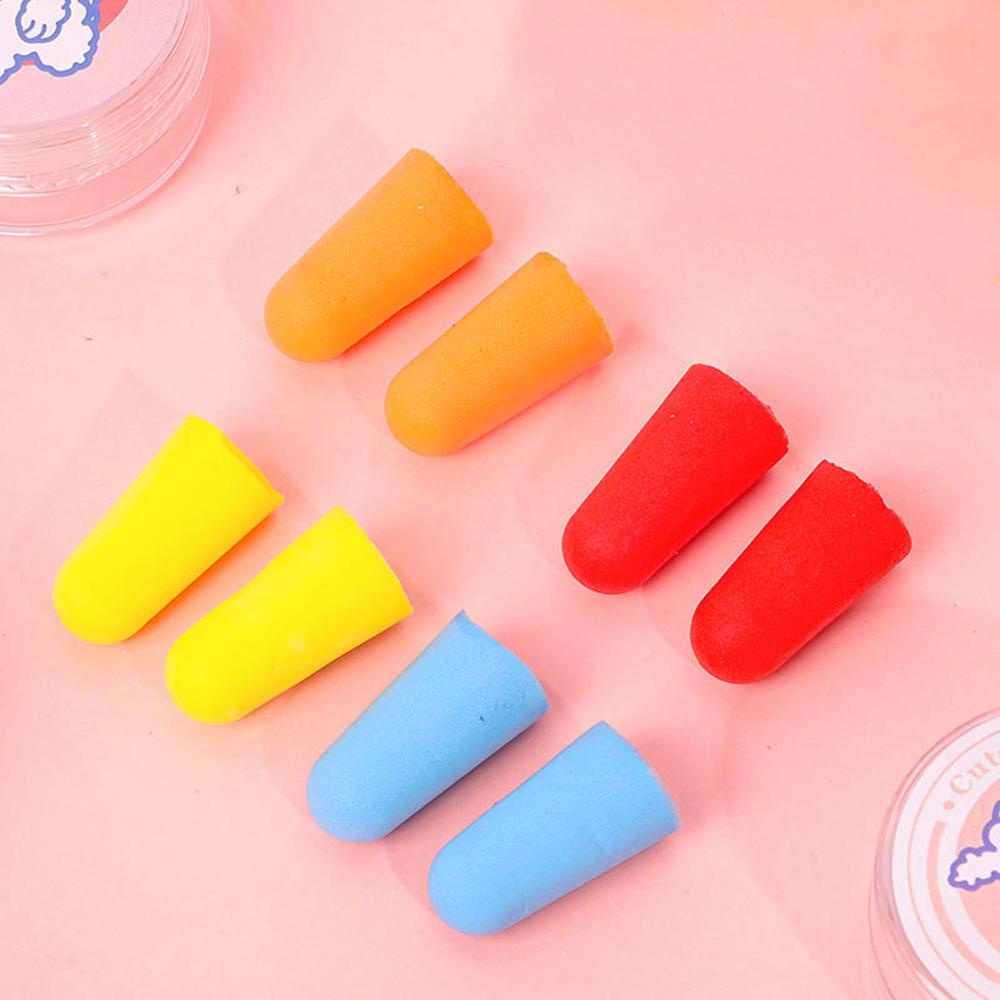 Nút Bịt Tai Cách Âm Chống Ồn Mềm Mại Tiện Dụng Mang Theo Du Lịch