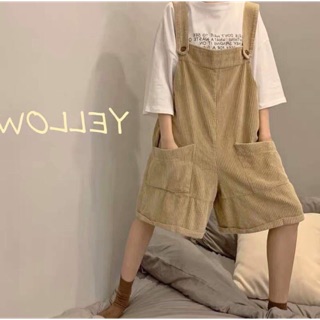 Váy yếm kaki nâu