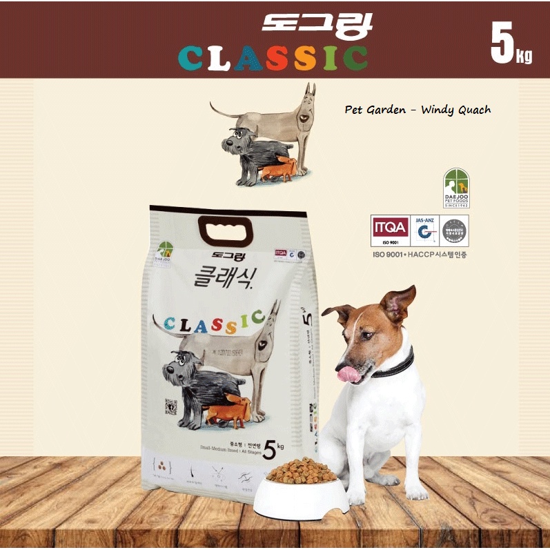 Thức ăn cho chó Dog Classic HÀN QUỐC 5kg