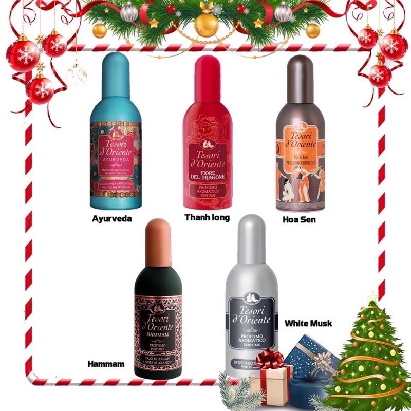 Nước hoa Tesori D' Oriente hoa sen ngọt ngào 100ml - ITALY Hàng Có Sẵn