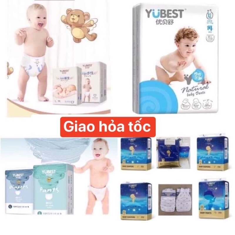 [ HCM] Tã / Bỉm YUBEST Gold / Night / Angel / Natural  quần/dán S132, S90, M108, M84, L96, L78, XL72, XXL66,XXXL66