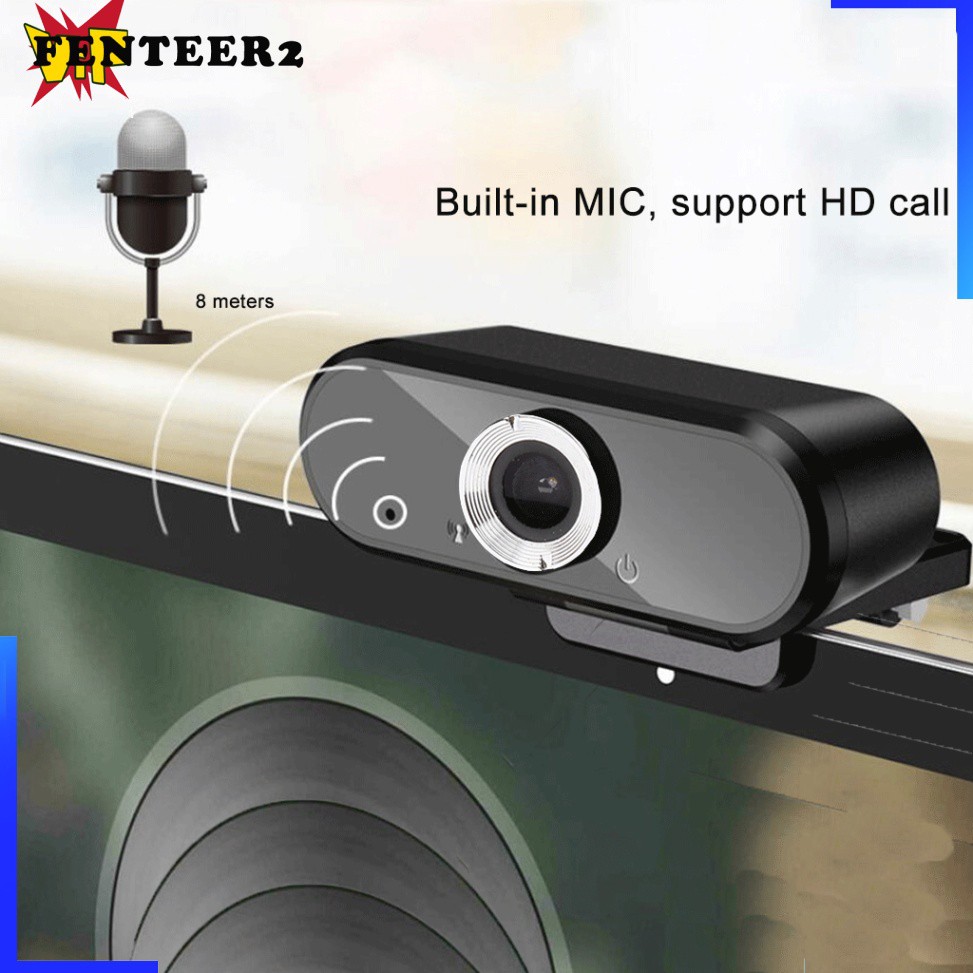 (Fenteer2 3c) 1080p Webcam W / Mic Cho Máy Tính